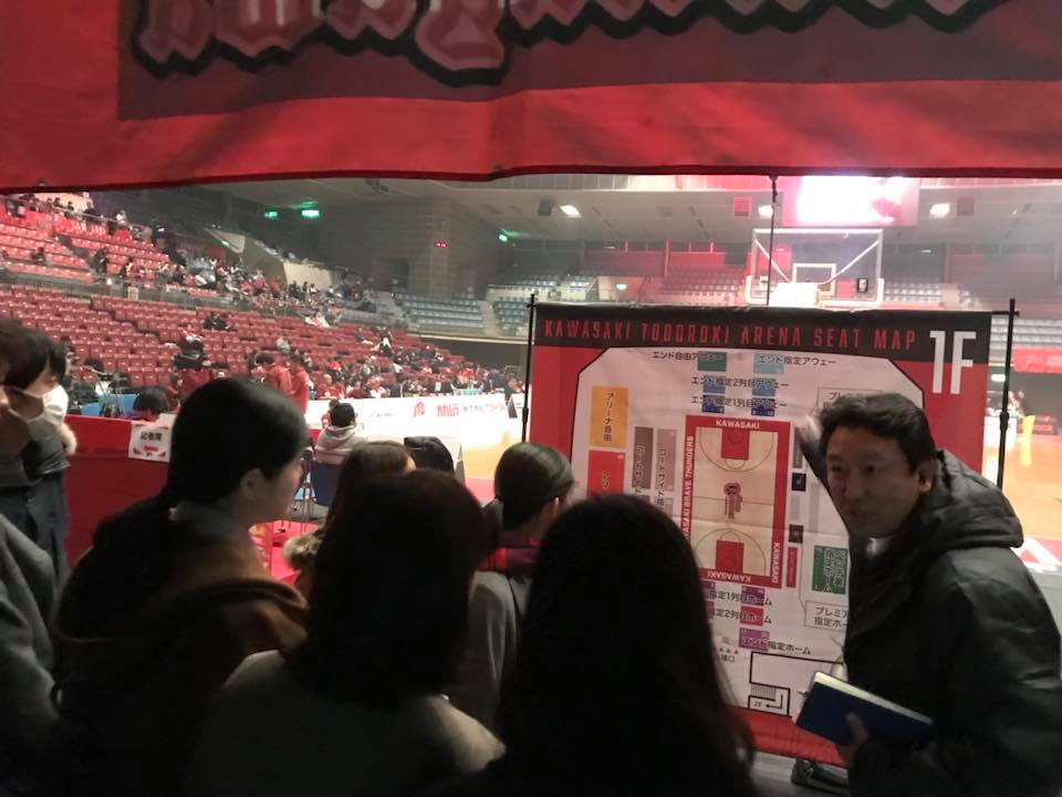 川崎ブレイブサンダースさまにご協力いただき、試合、舞台裏を見せていただきました。